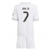 Real Madrid Vinicius Junior #7 Hemmakläder Barn 2025-26 Kortärmad (+ Korta byxor)